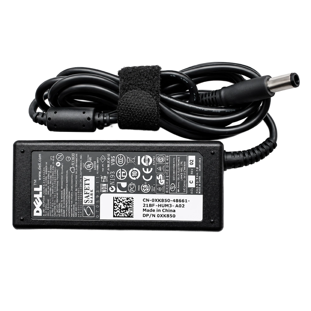 Dell Laptop Adapter Original 90w 19.5v/4.62a | 7.4mm x 5.0mm | Big Pin (Without Box)